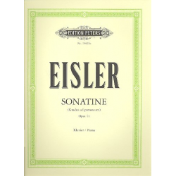 Sonatine op.44 : für Klavier - Hanns Eisler