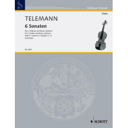 6 Sonaten Band 2 (Nr.4-6) : -Georg Philipp Telemann