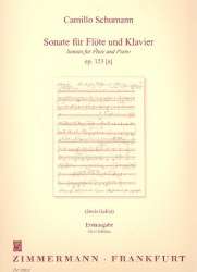 Sonate op.123a : für Flöte - Camillo Schumann / Arr. Doris Geller