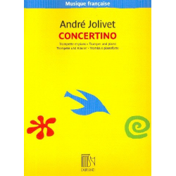 Concertino für Trompete, Streichorchester und Klavier : -André Jolivet