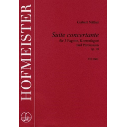 Suite concertante op.78 : für 3 Fagotte, -Gisbert Näther