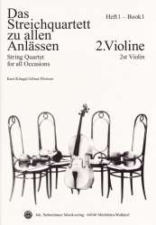 Das Streichquartett zu allen Anlässen Band 1 - Violine 2 -Alfred Pfortner