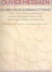 Oeuvres pour soprano et piano - Olivier Messiaen