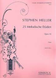 25 melodische Etüden op. 45 : für Klavier - Stephen Heller