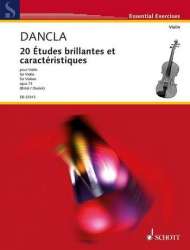 20 Études brillantes et caractéristiques op.73 : -Jean Baptiste Charles Dancla