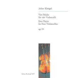 4 Stücke op.33 : für 4 Violoncelli - Julius Klengel