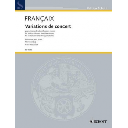 Variations de concert für Violoncello - Jean Francaix