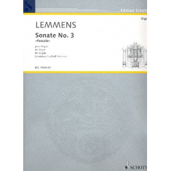 Sonate a-Moll Nr.3 (Psacale) : für Orgel - Nicolas Jacques Lemmens