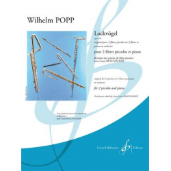 Lockvögel op.449 : pour 2 flutes piccolos - Wilhelm Popp