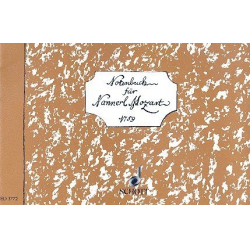 Notenbuch für Nannerl Mozart 1759 - Leopold Mozart