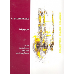 Triptyque : pour saxophone alto - Claude Pichaureau