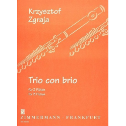 Trio con brio : für 3 Flöten - Krzysztof Zgraja