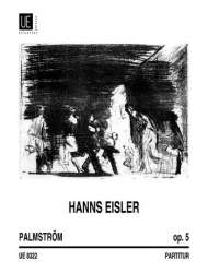 Palmström op.5 : Studien für Rezitation, - Hanns Eisler