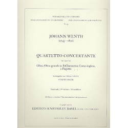 Quartetto concertante : für Oboe, - Johann Wenth