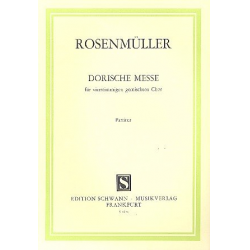 Dorische Messe : Partitur - Johann Rosenmüller