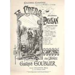 Le credo du paysan : - Gustave Goublier