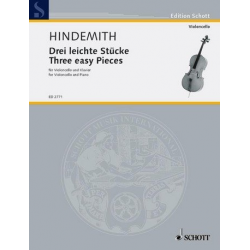 3 leichte Stücke : für Violoncello - Paul Hindemith