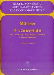 4 Concertatii per 2 trombe (in do), timpani - J. J. Benedict Münster