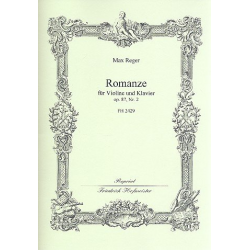 Romanze e-Moll op.87,2 : für Violine - Max Reger