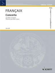 Konzert : für Flöte und Klavier - Jean Francaix