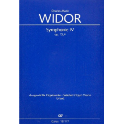 Sinfonie Nr.4 op.13,4 : - Charles-Marie Widor