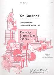 Oo Susanna : for 4 flutes -Stephen Foster