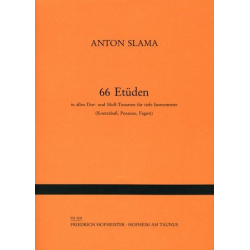 66  Etüden in allen Dur- und - Anton Slama