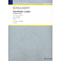 Sämtliche Lieder Band 2 : - Erwin Schulhoff