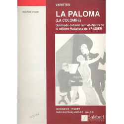 La paloma : pour chant et piano (frz/sp) - Sebastian Yradier
