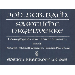 Sämtliche Orgelwerke Band 5 - Johann Sebastian Bach