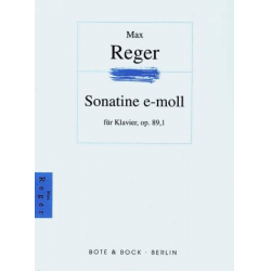 Sonatine e-Moll op.89,1 : - Max Reger
