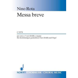 Messa Breve für dreistimmigen gemischten -Nino Rota
