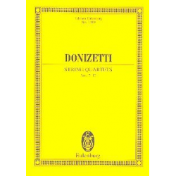 Streichquartett Nr.7-12 - Gaetano Donizetti