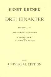 Der Diktator, Das geheime Königreich, Schwergewicht oder Die Ehre - Ernst Krenek