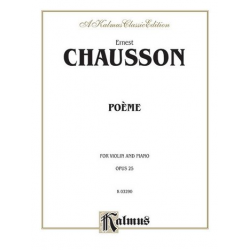 Chausson Poeme Fl & Pa - Ernest Chausson