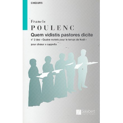 Quem viditis pastores dicite : pour - Francis Poulenc