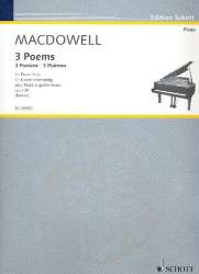 3 Poems op.20 : - Edward Alexander MacDowell