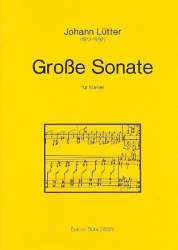 Grosse Sonate : für Klavier - Johann Lütter