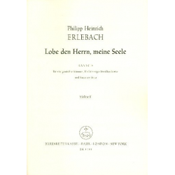 Lobe den Herrn meine Seele : für - Philipp Heinrich Erlebach