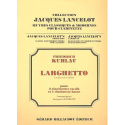 Larghetto pour piano : - Friedrich Daniel Rudolph Kuhlau