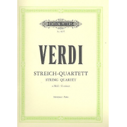 Streichquartett e-Moll -Giuseppe Verdi