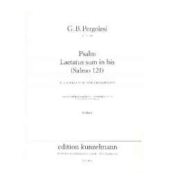 Laetatus sum in his : - Giovanni Battista Pergolesi