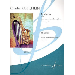 15 Etudes op.188 : pour saxophone alto - Charles Louis Eugene Koechlin