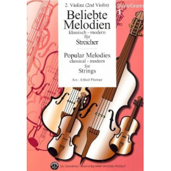 Beliebte Melodien Band 1 - 2. Violine -Diverse / Arr.Alfred Pfortner