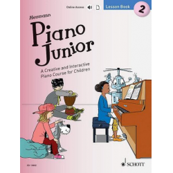 Piano junior - Lesson Book vol.2 (+Online Audio Download) : -Hans-Günter Heumann