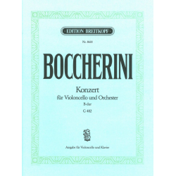 Konzert B-Dur G482 für - Luigi Boccherini / Arr. Christine Schornsheim