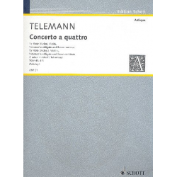 Concerto a 4 d-Moll TWV43:d3 : für -Georg Philipp Telemann