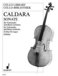 Sonate D-Dur : für Violoncello - Antonio Caldara