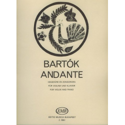 Andante für Violine und Klavier - Bela Bartok