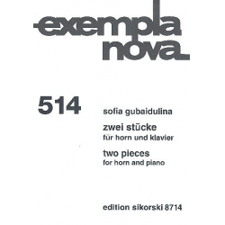 2 Stücke : für Horn und Klavier - Sofia Gubaidulina